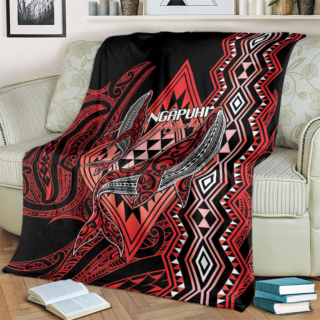 Aotearoa Iwi Ngapuhi Blanket NZ Maori Humpback Whale Taniko Motifs
