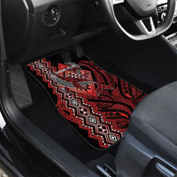 Aotearoa Iwi Ngapuhi Personalised Car Mats NZ Maori Humpback Whale Taniko Motifs