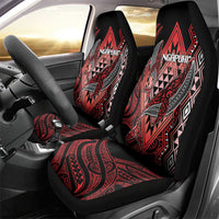 Aotearoa Iwi Ngapuhi Car Seat Cover NZ Maori Humpback Whale Taniko Motifs