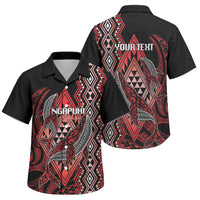 Aotearoa Iwi Ngapuhi Personalised Family Matching Off Shoulder Maxi Dress and Hawaiian Shirt NZ Maori Humpback Whale Taniko Motifs