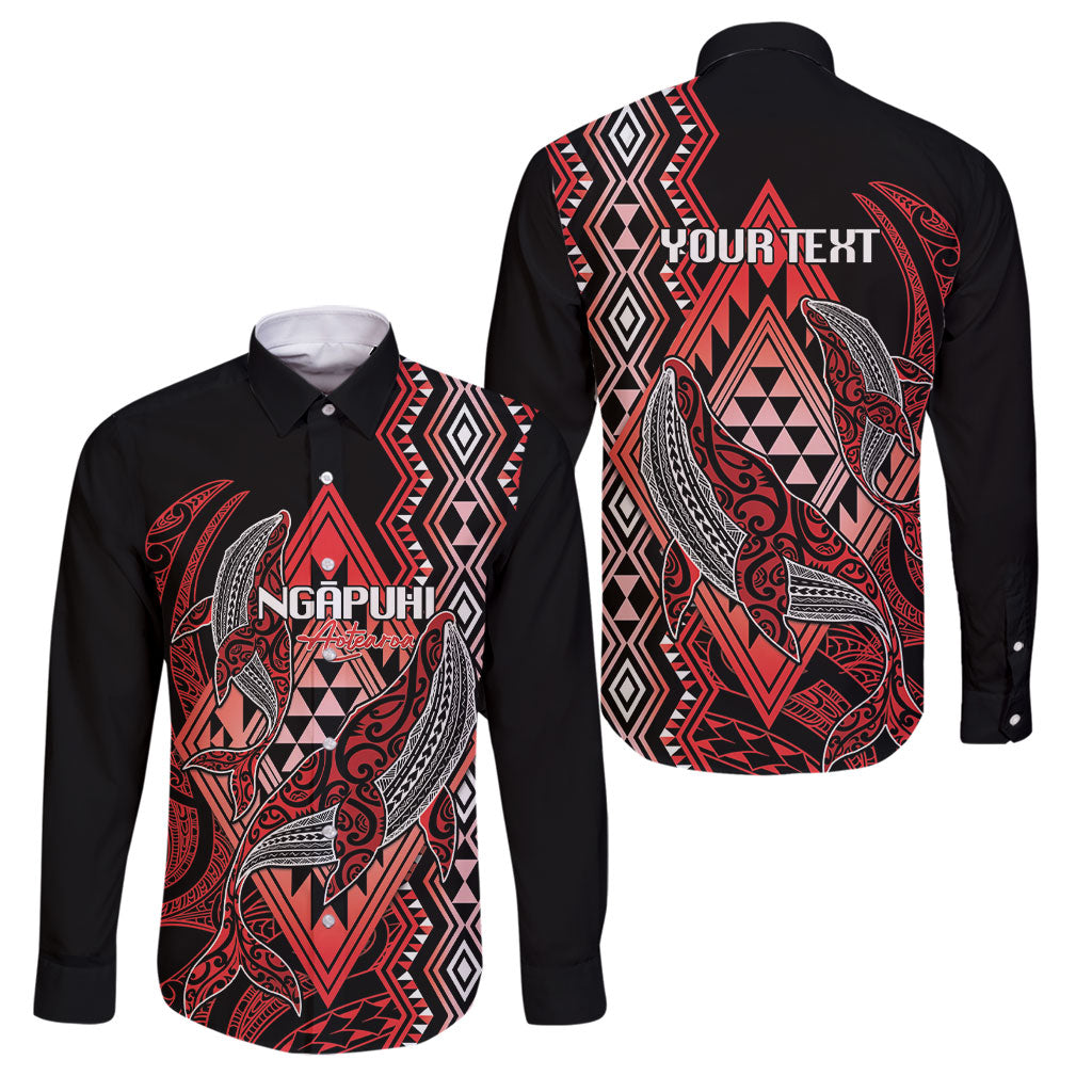 Aotearoa Iwi Ngapuhi Personalised Family Matching Summer Maxi Dress and Hawaiian Shirt NZ Maori Humpback Whale Taniko Motifs