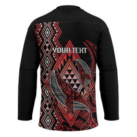 Aotearoa Iwi Ngapuhi Personalised Hockey Jersey NZ Maori Humpback Whale Taniko Motifs