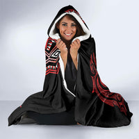 Aotearoa Iwi Ngapuhi Hooded Blanket NZ Maori Humpback Whale Taniko Motifs