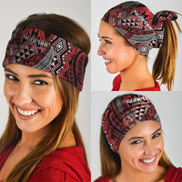 Aotearoa Iwi Ngapuhi Neck Gaiter NZ Maori Humpback Whale Taniko Motifs