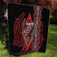 Aotearoa Iwi Ngapuhi Quilt NZ Maori Humpback Whale Taniko Motifs