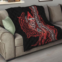 Aotearoa Iwi Ngapuhi Quilt NZ Maori Humpback Whale Taniko Motifs