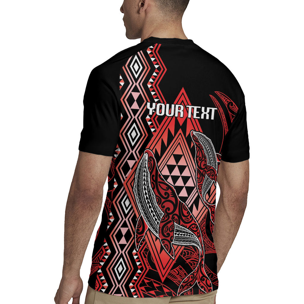 Aotearoa Iwi Ngapuhi Personalised Rugby Jersey NZ Maori Humpback Whale Taniko Motifs