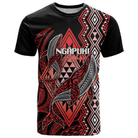 Aotearoa Iwi Ngapuhi Personalised T Shirt NZ Maori Humpback Whale Taniko Motifs