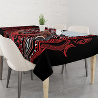 Aotearoa Iwi Ngapuhi Tablecloth NZ Maori Humpback Whale Taniko Motifs