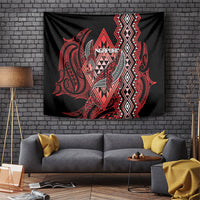 Aotearoa Iwi Ngapuhi Tapestry NZ Maori Humpback Whale Taniko Motifs
