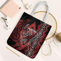 Aotearoa Iwi Ngapuhi Tote Bag NZ Maori Humpback Whale Taniko Motifs