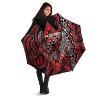 Aotearoa Iwi Ngapuhi Umbrella NZ Maori Humpback Whale Taniko Motifs