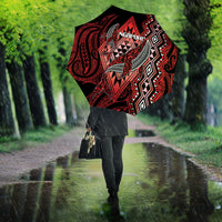 Aotearoa Iwi Ngapuhi Umbrella NZ Maori Humpback Whale Taniko Motifs