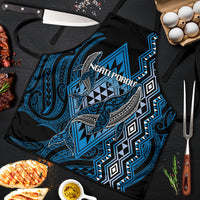 Aotearoa Iwi Ngati Porou Apron NZ Maori Humpback Whale Taniko Motifs
