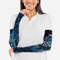 Aotearoa Iwi Ngati Porou Personalised Arm Sleeves NZ Maori Humpback Whale Taniko Motifs