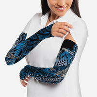 Aotearoa Iwi Ngati Porou Personalised Arm Sleeves NZ Maori Humpback Whale Taniko Motifs