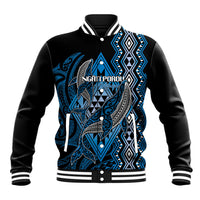 Aotearoa Iwi Ngati Porou Personalised Baseball Jacket NZ Maori Humpback Whale Taniko Motifs