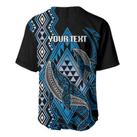 Aotearoa Iwi Ngati Porou Personalised Baseball Jersey NZ Maori Humpback Whale Taniko Motifs