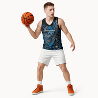 Aotearoa Iwi Ngati Porou Personalised Basketball Jersey NZ Maori Humpback Whale Taniko Motifs