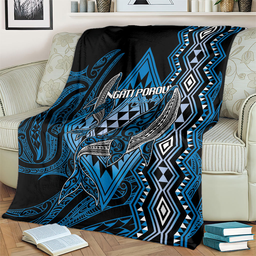 Aotearoa Iwi Ngati Porou Blanket NZ Maori Humpback Whale Taniko Motifs