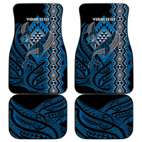 Aotearoa Iwi Ngati Porou Personalised Car Mats NZ Maori Humpback Whale Taniko Motifs