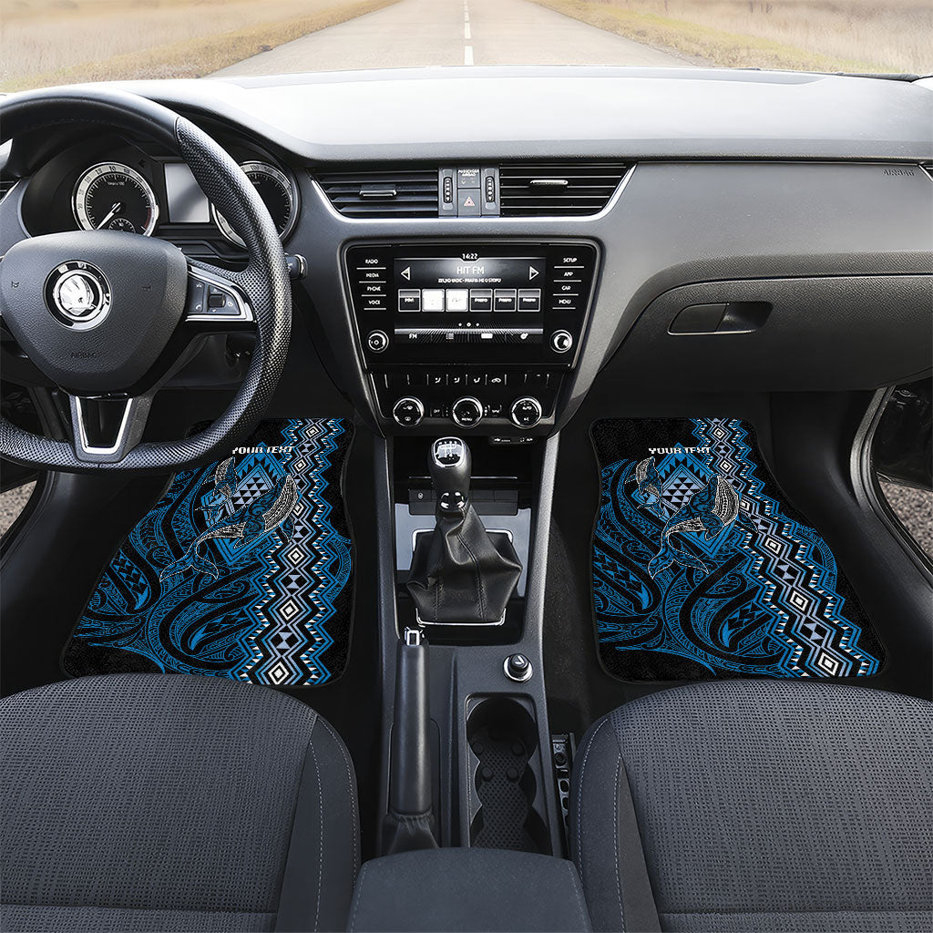 Aotearoa Iwi Ngati Porou Personalised Car Mats NZ Maori Humpback Whale Taniko Motifs