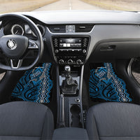 Aotearoa Iwi Ngati Porou Personalised Car Mats NZ Maori Humpback Whale Taniko Motifs
