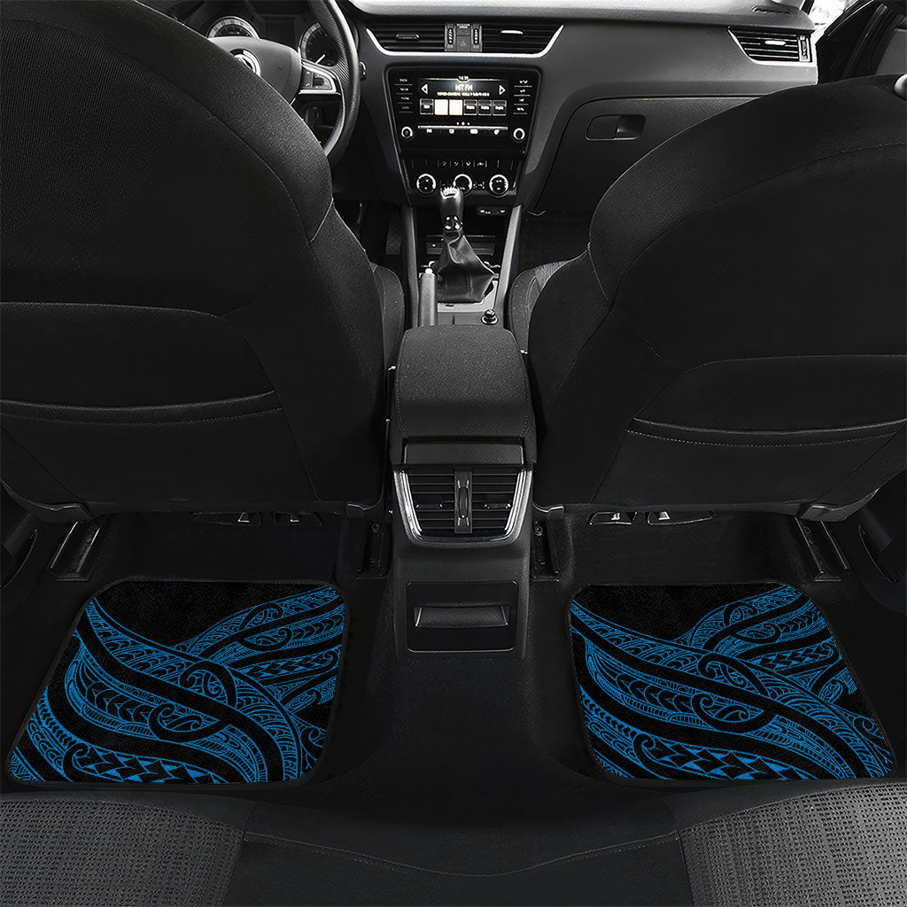 Aotearoa Iwi Ngati Porou Personalised Car Mats NZ Maori Humpback Whale Taniko Motifs