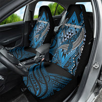 Aotearoa Iwi Ngati Porou Car Seat Cover NZ Maori Humpback Whale Taniko Motifs