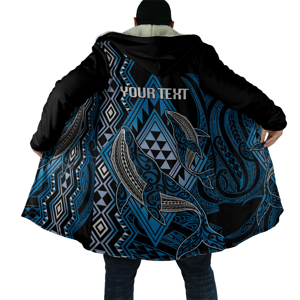 Aotearoa Iwi Ngati Porou Personalised Cloak NZ Maori Humpback Whale Taniko Motifs