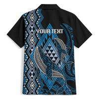 Aotearoa Iwi Ngati Porou Personalised Hawaiian Shirt NZ Maori Humpback Whale Taniko Motifs