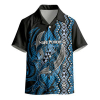 Aotearoa Iwi Ngati Porou Personalised Kid Hawaiian Shirt NZ Maori Humpback Whale Taniko Motifs