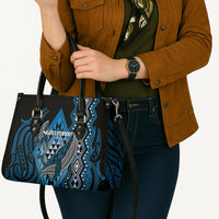Aotearoa Iwi Ngati Porou Leather Bag NZ Maori Humpback Whale Taniko Motifs