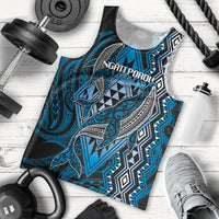 Aotearoa Iwi Ngati Porou Personalised Men Tank Top NZ Maori Humpback Whale Taniko Motifs