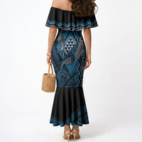 Aotearoa Iwi Ngati Porou Personalised Mermaid Dress NZ Maori Humpback Whale Taniko Motifs