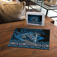 Aotearoa Iwi Ngati Porou Puzzle NZ Maori Humpback Whale Taniko Motifs