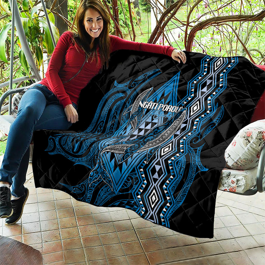 Aotearoa Iwi Ngati Porou Quilt NZ Maori Humpback Whale Taniko Motifs