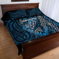 Aotearoa Iwi Ngati Porou Quilt Bed Set NZ Maori Humpback Whale Taniko Motifs