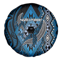 Aotearoa Iwi Ngati Porou Spare Tire Cover NZ Maori Humpback Whale Taniko Motifs