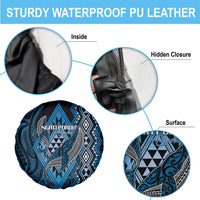 Aotearoa Iwi Ngati Porou Spare Tire Cover NZ Maori Humpback Whale Taniko Motifs