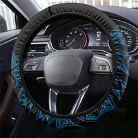 Aotearoa Iwi Ngati Porou Steering Wheel Cover NZ Maori Humpback Whale Taniko Motifs