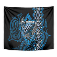 Aotearoa Iwi Ngati Porou Tapestry NZ Maori Humpback Whale Taniko Motifs