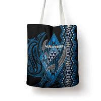 Aotearoa Iwi Ngati Porou Tote Bag NZ Maori Humpback Whale Taniko Motifs