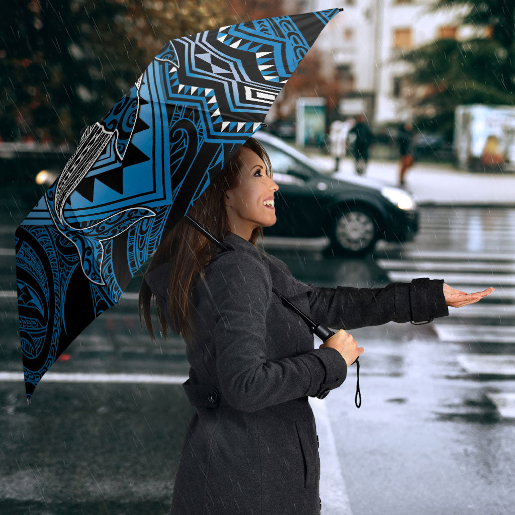 Aotearoa Iwi Ngati Porou Umbrella NZ Maori Humpback Whale Taniko Motifs