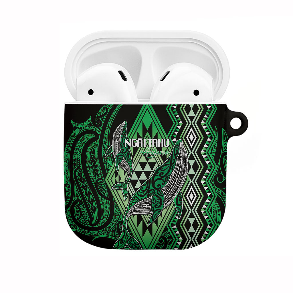 Aotearoa Iwi Ngai Tahu AirPods Case NZ Maori Humpback Whale Taniko Motifs