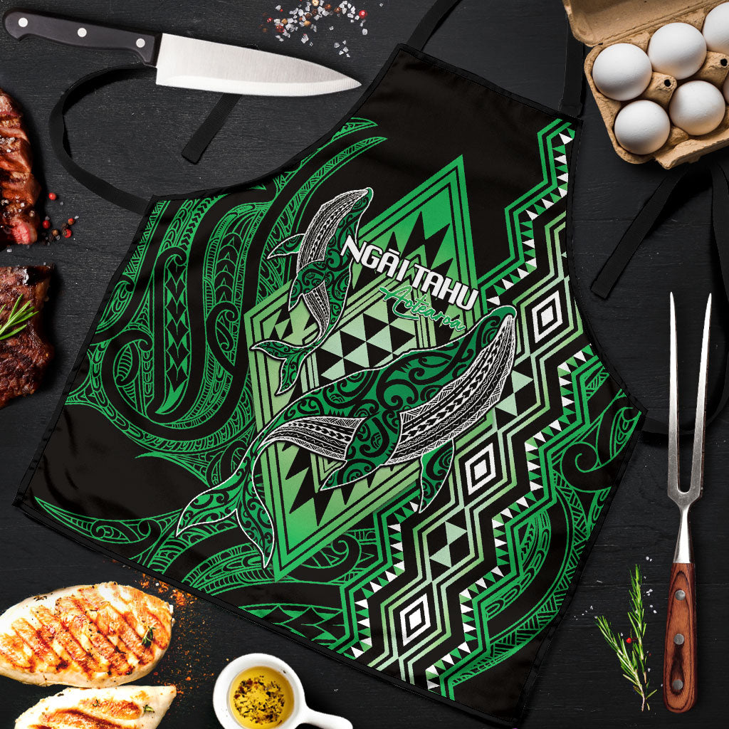 Aotearoa Iwi Ngai Tahu Apron NZ Maori Humpback Whale Taniko Motifs