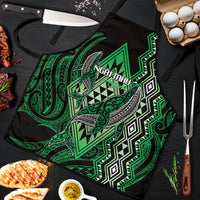 Aotearoa Iwi Ngai Tahu Apron NZ Maori Humpback Whale Taniko Motifs