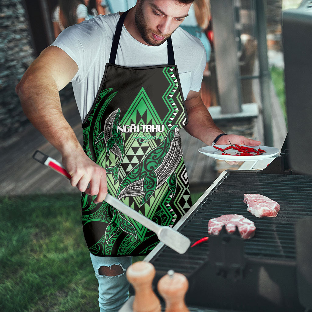 Aotearoa Iwi Ngai Tahu Apron NZ Maori Humpback Whale Taniko Motifs