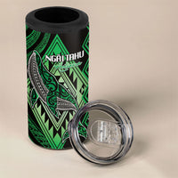 Aotearoa Iwi Ngai Tahu Personalised 4 in 1 Can Cooler Tumbler NZ Maori Humpback Whale Taniko Motifs