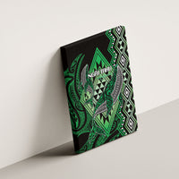 Aotearoa Iwi Ngai Tahu Canvas Wall Art NZ Maori Humpback Whale Taniko Motifs